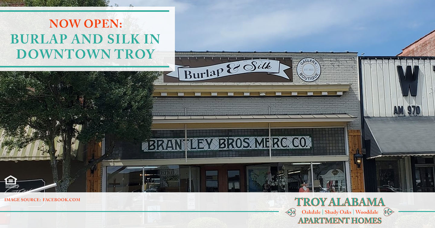 Burlap and Silk in Downtown Troy