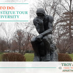 a self-guided statue tour at Troy University